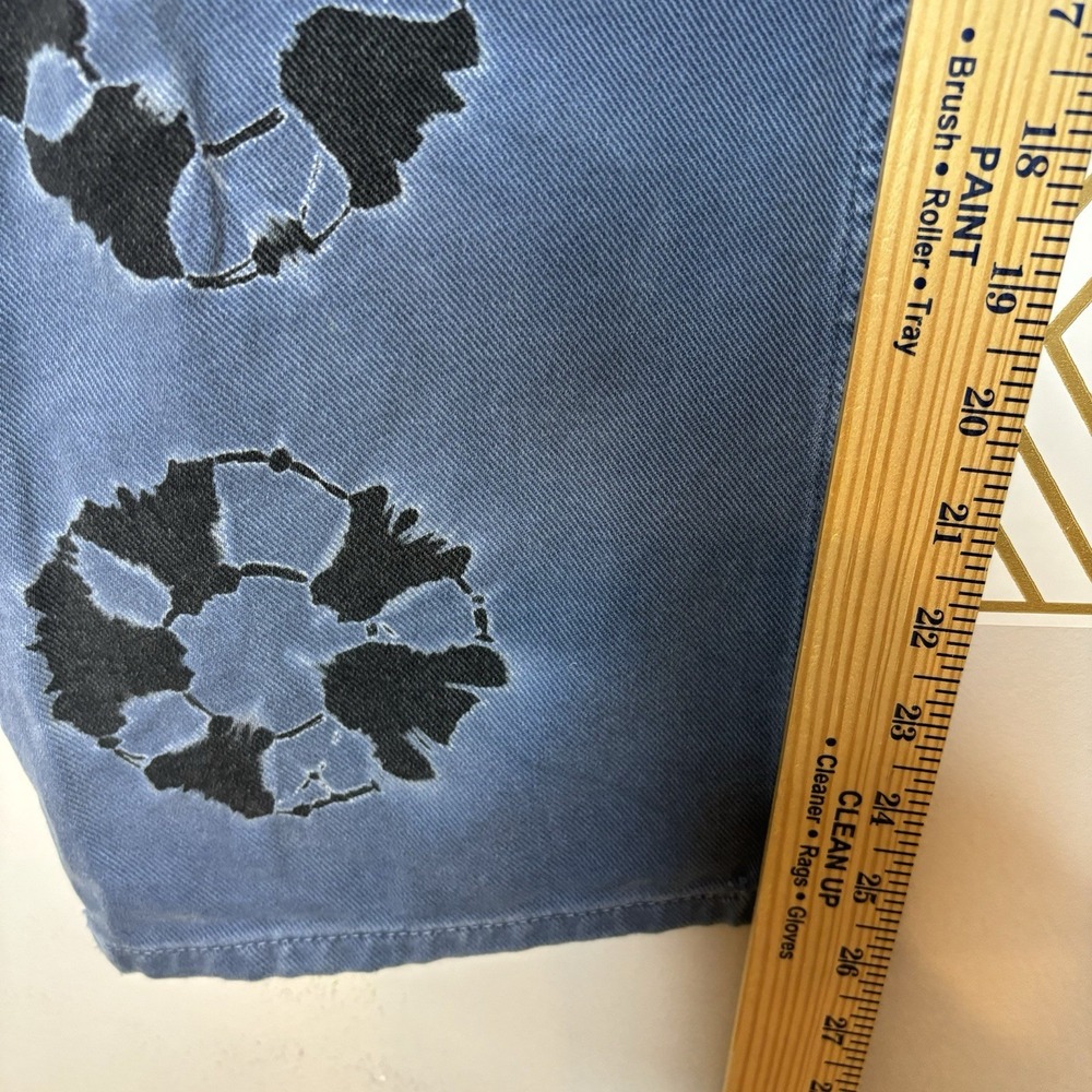 Urban Outfitters BDG Bow Fit Jeans Relaxed Fit Baggy Denim Shibori Tie Dye Dot - Picture 4 of 11